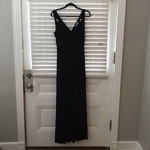 Black floor length maxi dress!